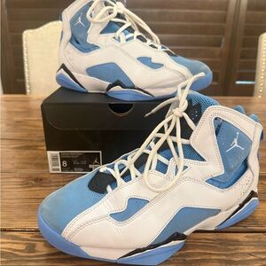 Jordan True Flight White/University Blue Mens Size 8